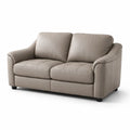 Divano in pelle sintetica Beige 160x95x85 cm